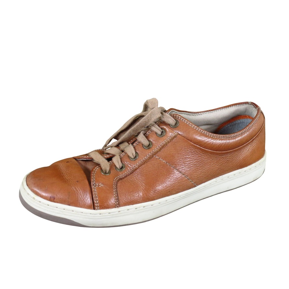 Dockers 90-37912 Mens Leather Low Top Sneaker Size 9 Walking Brown Leather